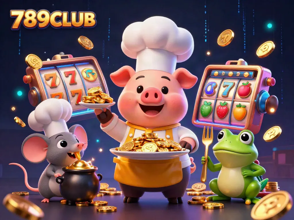 Experience thrilling gameplay with 789CLUB featuring vibrant gold coins, engaging slots, and dynamic characters.