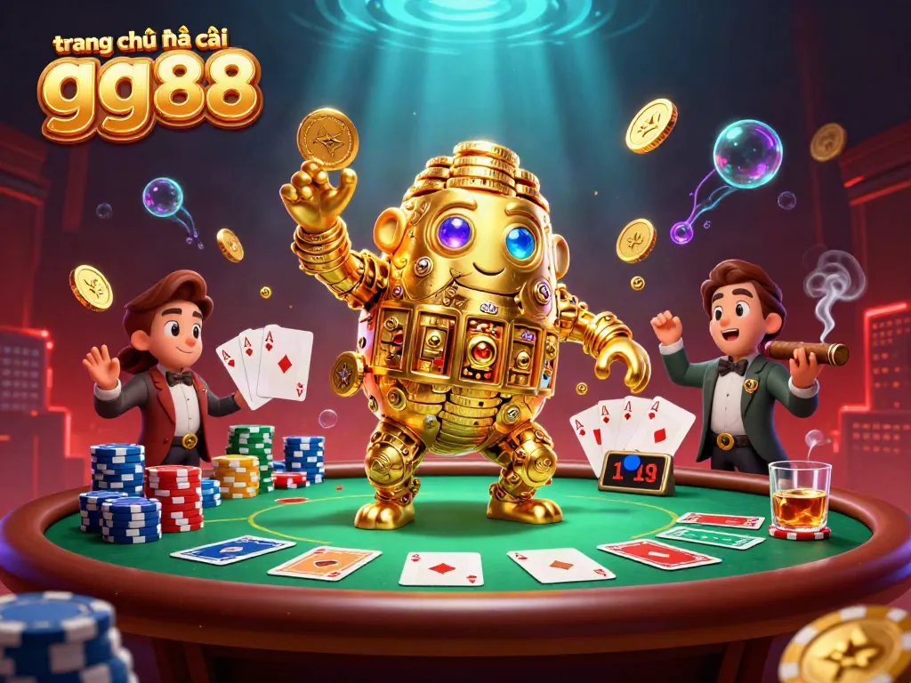 Engage with the action at trang chủ nhà cái gg88, featuring dynamic gaming elements and a golden golem.