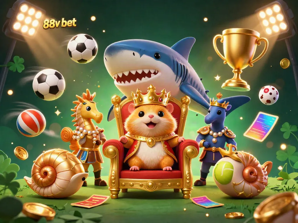 Bet on your favorite games with 88v bet; fierce hamster king leads a vibrant casino world.