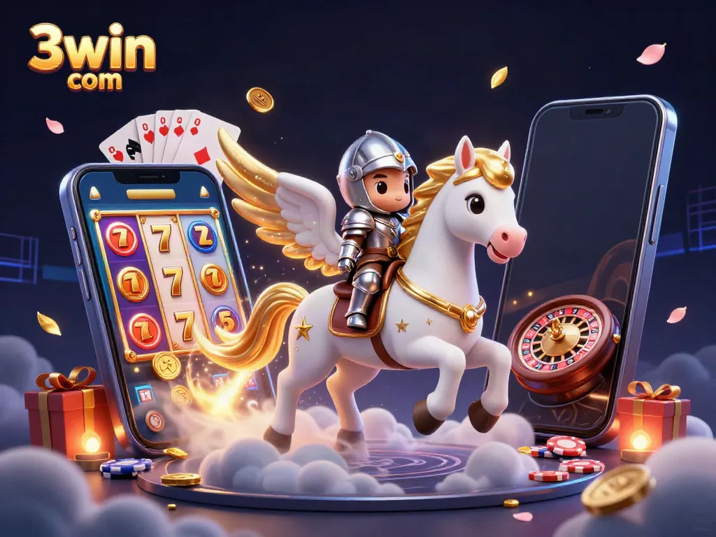 Experience the thrill of 3win com with our vibrant 3D casino adventure filled with golden coins and games.