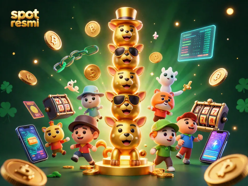 Experience thrilling gameplay on slot resmi with vibrant 3D art showcasing a golden totem pole and exciting casino elements.