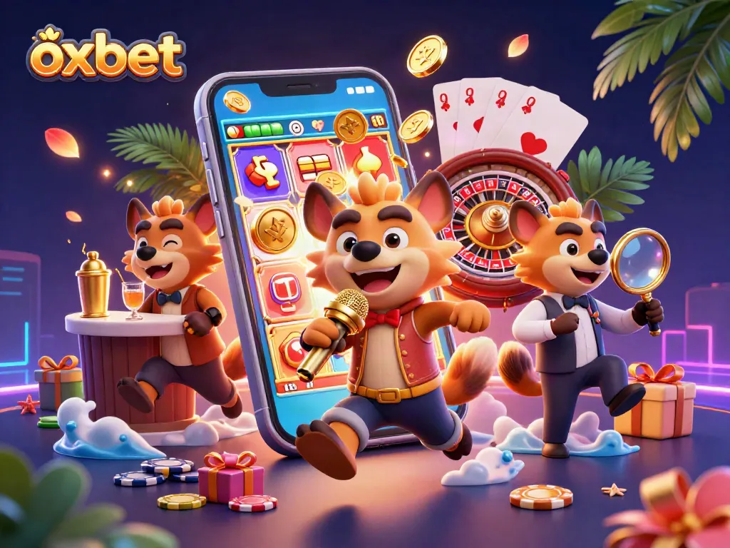 Engage with oxbet's vibrant casino scene featuring hyenas and dynamic gaming elements.