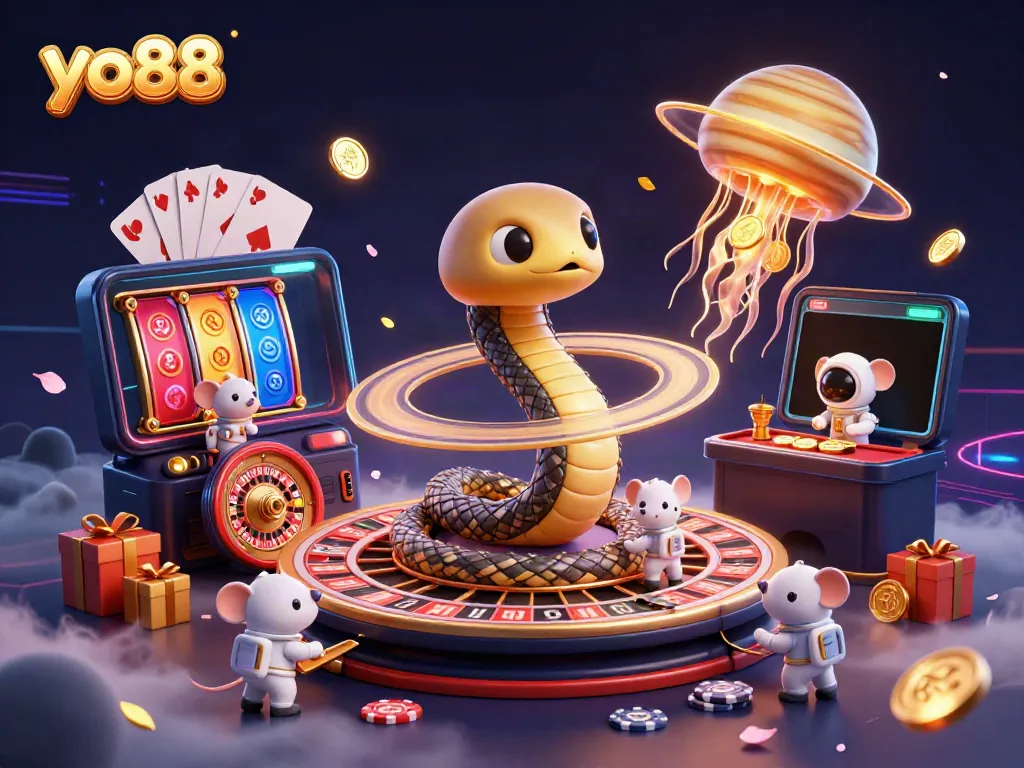 Engage with yo88 through thrilling bets in a vivid cosmic casino atmosphere.