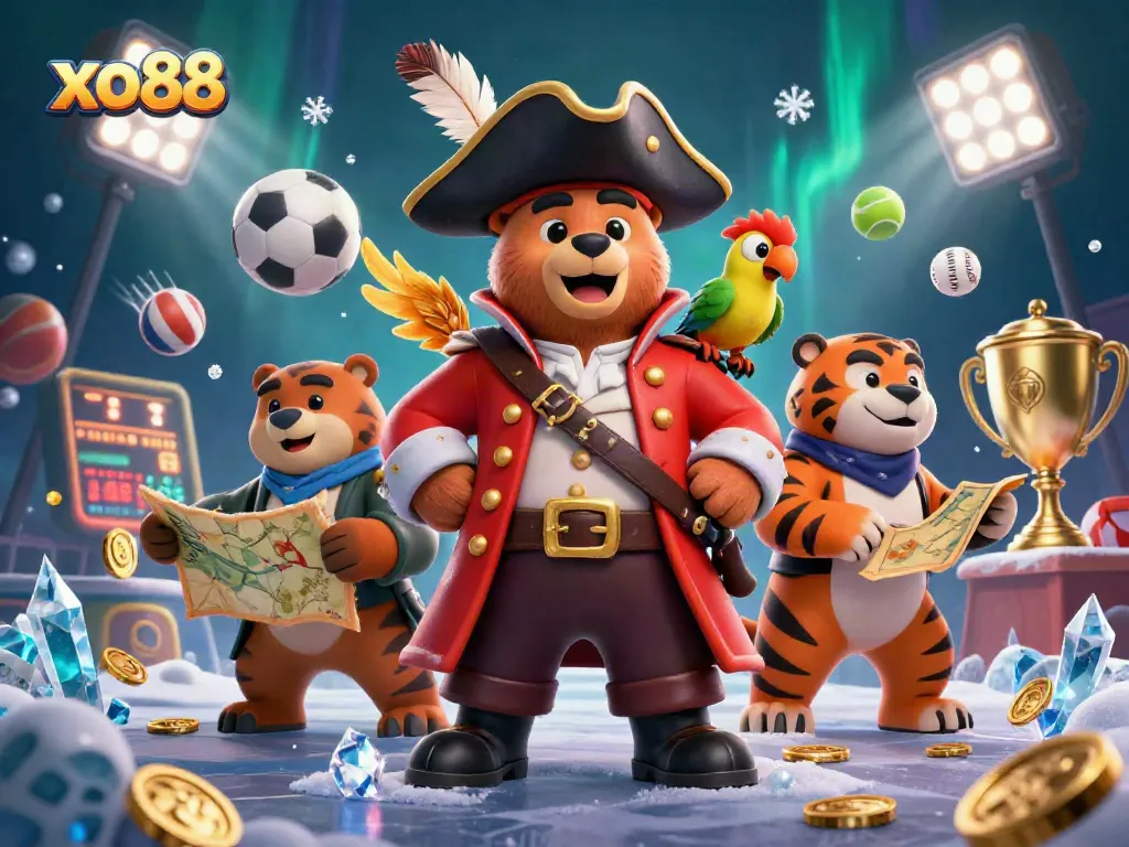 Experience the excitement at xo88 with dynamic sports elements and captivating characters!