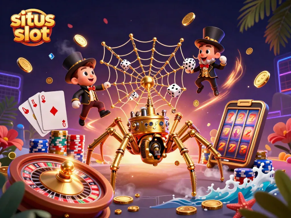 Bermain situs slot yang menguntungkan dengan serangan koin emas dan berlian memikat.